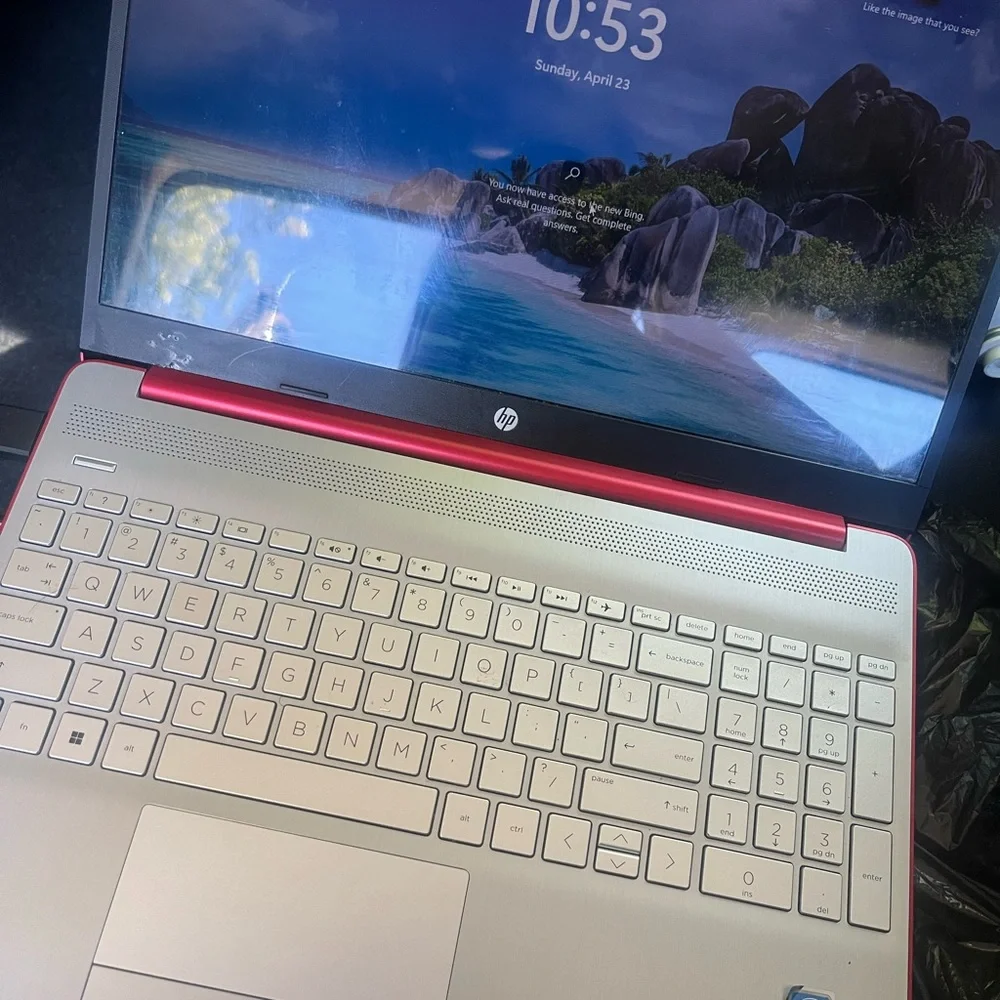 HP Scarlet Red laptop